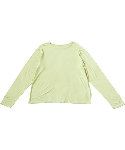 OWNth（オンス）の「ロングスリーブスタッズトップス（Tシャツ/カットソー・レディース・ブラック/グレー/ライトグリーン・P/R）」の18枚目の写真