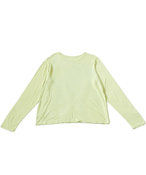 OWNth（オンス）の「ロングスリーブスタッズトップス（Tシャツ/カットソー・レディース・ブラック/グレー/ライトグリーン・P/R）」の19枚目の写真