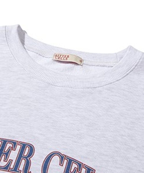 BITTER CELLS（ビターセルズ）の「BITTER CELLS／MOOD プルオーバー（ウラケ）（スウェット・レディース・ライトグレー/ブラウン/ピンク・SMALL/LARGE）」の11枚目の写真