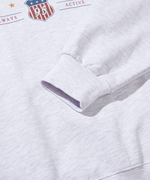 BITTER CELLS（ビターセルズ）の「BITTER CELLS／MOOD プルオーバー（ウラケ）（スウェット・レディース・ライトグレー/ブラウン/ピンク・SMALL/LARGE）」の13枚目の写真