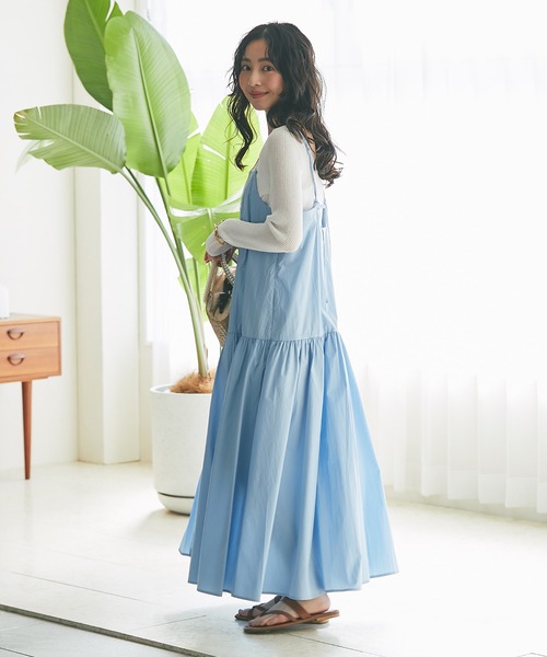 ラブティックボンボン　ティアードワンピース　ミントグリーン La boutique BonBon（ラブティックボンボン）の「【miki監修