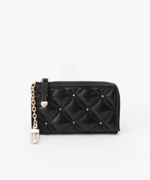 RANDA（ランダ）の「キルティングｘスタッズ フラグメントケース（カードケース・レディース・ピンク/アイボリー/ブラック/シルバー・FREE）」の20枚目の写真