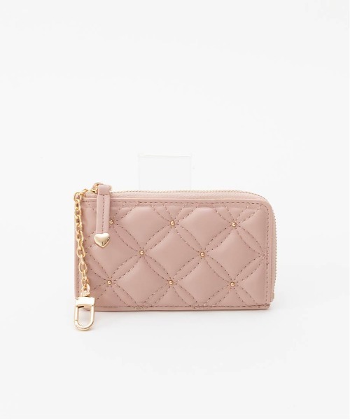 RANDA（ランダ）の「キルティングｘスタッズ フラグメントケース（カードケース・レディース・ピンク/アイボリー/ブラック/シルバー・FREE）」の22枚目の写真