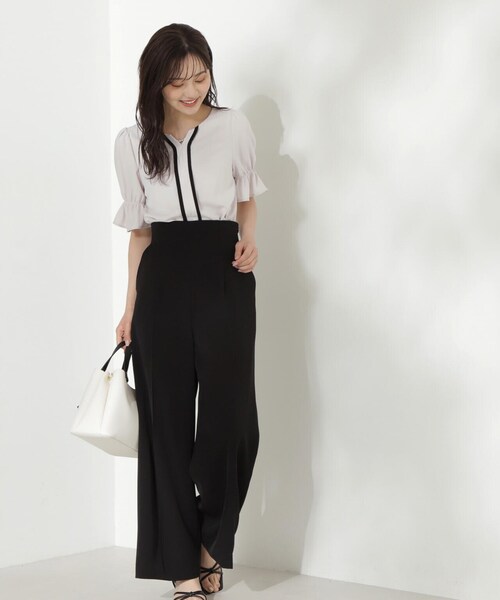 PROPORTION BODY DRESSING（プロポーションボディドレッシング）の「ベーシックワイドパンツ / 1214130402（その他パンツ・レディース・ホワイト系その他/ブラック/グレー・SMALL/MEDIUM）」の10枚目の写真