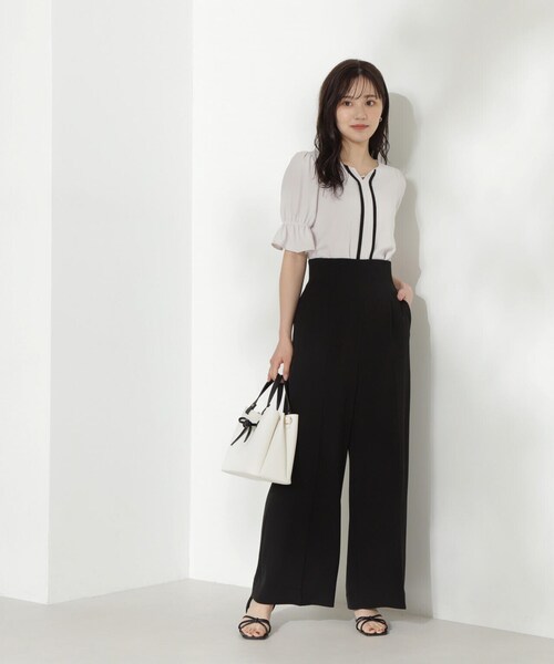 PROPORTION BODY DRESSING（プロポーションボディドレッシング）の「ベーシックワイドパンツ / 1214130402（その他パンツ・レディース・ホワイト系その他/ブラック/グレー・SMALL/MEDIUM）」の11枚目の写真