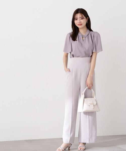 PROPORTION BODY DRESSING（プロポーションボディドレッシング）の「ベーシックワイドパンツ / 1214130402（その他パンツ・レディース・ホワイト系その他/ブラック/グレー・SMALL/MEDIUM）」の13枚目の写真