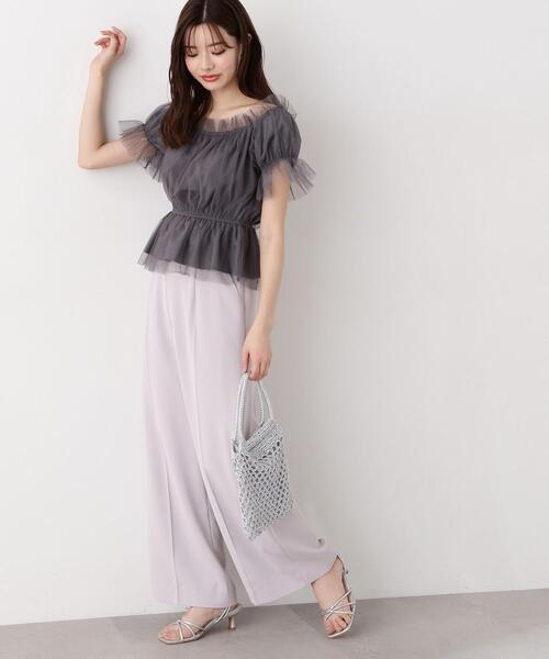 PROPORTION BODY DRESSING（プロポーションボディドレッシング）の「ベーシックワイドパンツ / 1214130402（その他パンツ・レディース・ホワイト系その他/ブラック/グレー・SMALL/MEDIUM）」の16枚目の写真