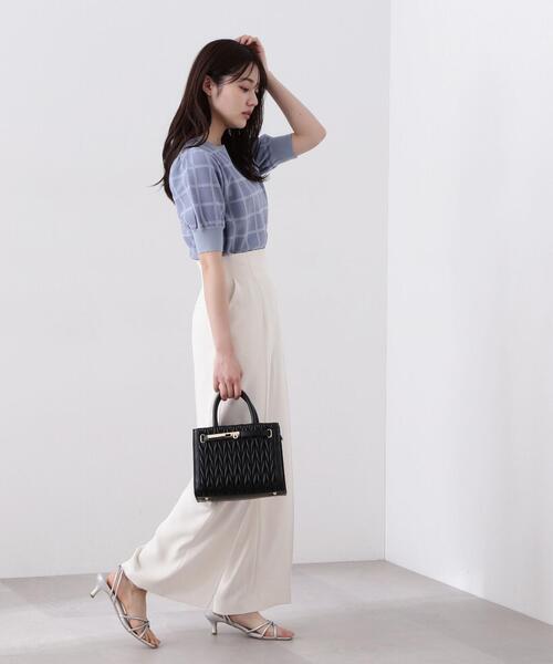 PROPORTION BODY DRESSING（プロポーションボディドレッシング）の「ベーシックワイドパンツ / 1214130402（その他パンツ・レディース・ホワイト系その他/ブラック/グレー・SMALL/MEDIUM）」の8枚目の写真