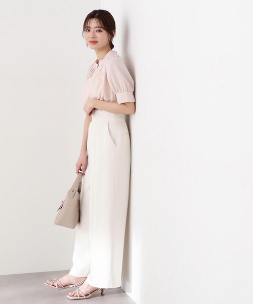 PROPORTION BODY DRESSING（プロポーションボディドレッシング）の「ベーシックワイドパンツ / 1214130402（その他パンツ・レディース・ホワイト系その他/ブラック/グレー・SMALL/MEDIUM）」の9枚目の写真