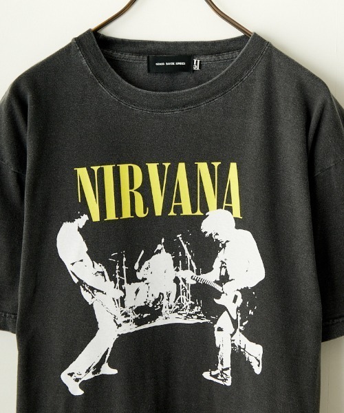 GOOD ROCK SPEED（グッドロックスピード）の「[GOOD ROCK SPEED/グッドロックスピード] NIRVANA ロックプリントTシャツ（Tシャツ/カットソー・レディース・チャコールグレー・L/XL）」の13枚目の写真