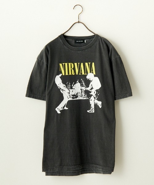 GOOD ROCK SPEED（グッドロックスピード）の「[GOOD ROCK SPEED/グッドロックスピード] NIRVANA ロックプリントTシャツ（Tシャツ/カットソー・レディース・チャコールグレー・L/XL）」の11枚目の写真