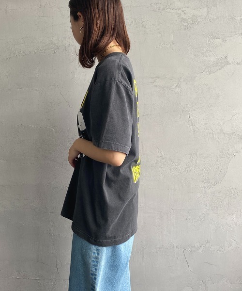 GOOD ROCK SPEED（グッドロックスピード）の「[GOOD ROCK SPEED/グッドロックスピード] NIRVANA ロックプリントTシャツ（Tシャツ/カットソー・レディース・チャコールグレー・L/XL）」の7枚目の写真