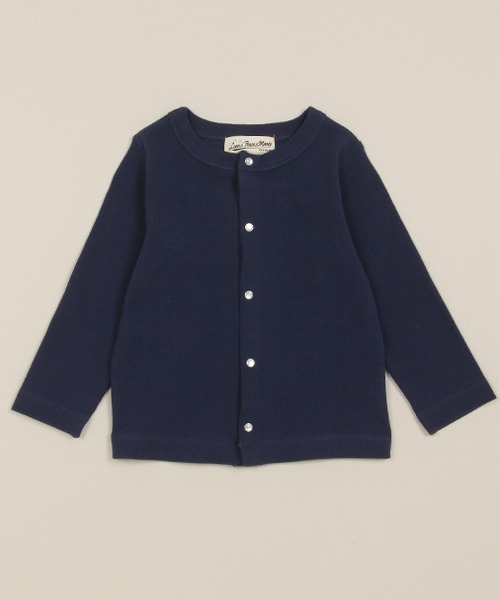 Love&Peace&Money（ラブアンドピースアンドマネー）の「テレコカーディガン（カーディガン/ボレロ・キッズ・ネイビー/レッド/キナリ・90cm/100cm/110cm/120cm/130cm/80ｃｍ）」の3枚目の写真