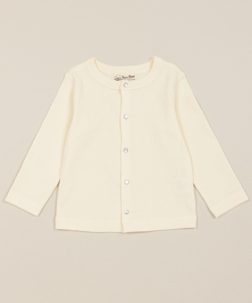 Love&Peace&Money（ラブアンドピースアンドマネー）の「テレコカーディガン（カーディガン/ボレロ・キッズ・ネイビー/レッド/キナリ・90cm/100cm/110cm/120cm/130cm/80ｃｍ）」の2枚目の写真