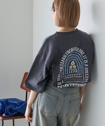 【forksy.】レトロヴィンテージヒッピーグラフィックTシャツ