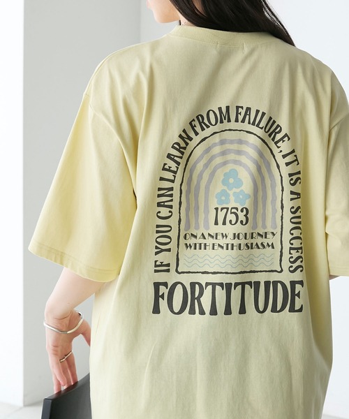 forksy.（フォルクシー）の「【forksy.】レトロヴィンテージヒッピーグラフィックTシャツ（Tシャツ/カットソー・レディース・アイボリー/ライム/スミクロ・FREE）」の3枚目の写真