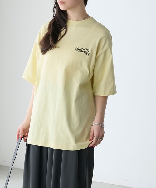 forksy.（フォルクシー）の「【forksy.】レトロヴィンテージヒッピーグラフィックTシャツ（Tシャツ/カットソー・レディース・アイボリー/ライム/スミクロ・FREE）」の19枚目の写真