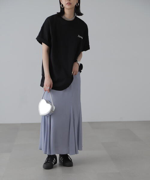 FREE'S MART（フリーズマート）の「◆バックハートプリントビッグＴシャツ（Tシャツ/カットソー・レディース・ブラック/ホワイト/イエロー・FREE）」の19枚目の写真