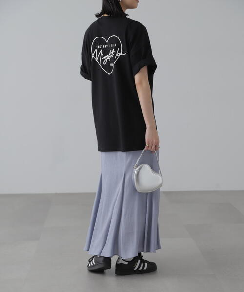 FREE'S MART（フリーズマート）の「◆バックハートプリントビッグＴシャツ（Tシャツ/カットソー・レディース・ブラック/ホワイト/イエロー・FREE）」の20枚目の写真