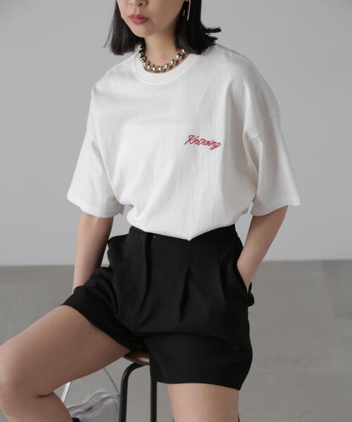 FREE'S MART（フリーズマート）の「◆バックハートプリントビッグＴシャツ（Tシャツ/カットソー・レディース・ブラック/ホワイト/イエロー・FREE）」の22枚目の写真