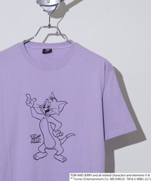 トムとジェリープリント柄 オーバーサイズ半袖Tシャツ