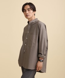 タイプライターワイドバンドカラーシャツ