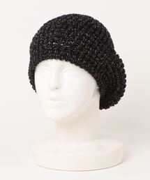 Ameri VINTAGE GLITTER KNIT BERET ニットベレー Ameri（アメリ）の「GLITTER KNIT BERET（ハンチング/ベレー帽