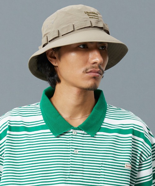 Liberaiders(リベレイダース)の「Liberaiders/リベレイダース LR RIPSTOP HAT ハット(ハット・メンズ・ブラック/オリーブ/ベージュ・L/XL)」の18枚目の写真