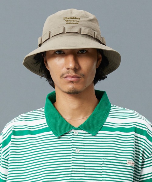 Liberaiders(リベレイダース)の「Liberaiders/リベレイダース LR RIPSTOP HAT ハット(ハット・メンズ・ブラック/オリーブ/ベージュ・L/XL)」の17枚目の写真