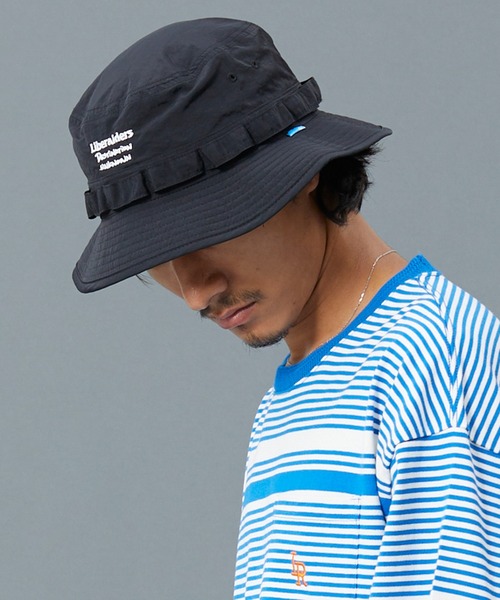 Liberaiders(リベレイダース)の「Liberaiders/リベレイダース LR RIPSTOP HAT ハット(ハット・メンズ・ブラック/オリーブ/ベージュ・L/XL)」の10枚目の写真