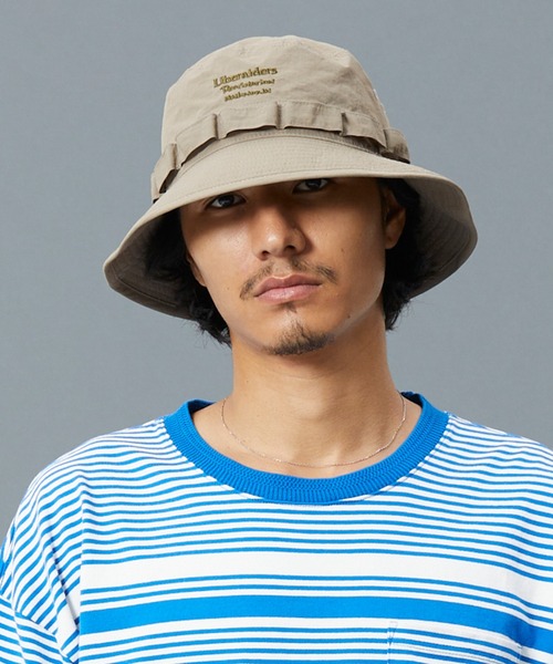 Liberaiders(リベレイダース)の「Liberaiders/リベレイダース LR RIPSTOP HAT ハット(ハット・メンズ・ブラック/オリーブ/ベージュ・L/XL)」の19枚目の写真
