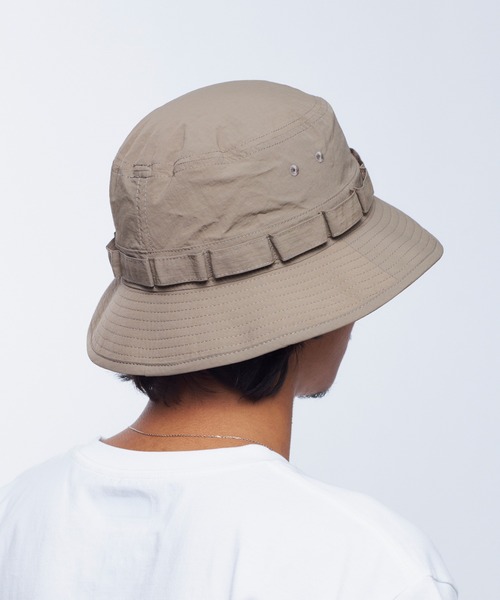Liberaiders(リベレイダース)の「Liberaiders/リベレイダース LR RIPSTOP HAT ハット(ハット・メンズ・ブラック/オリーブ/ベージュ・L/XL)」の16枚目の写真