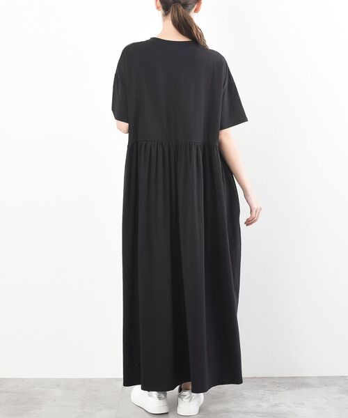 rps(アールピーエス)の「ウエストギャザーフレアーカットワンピース(ワンピース・レディース・ブラック/ブルー/チャコールグレー・M/フリー)」の18枚目の写真