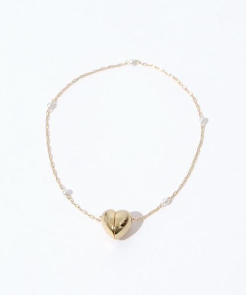 flower（フラワー）の「ドロップハートブレスレット（ブレスレット・レディース・ゴールド・FREE）」の7枚目の写真