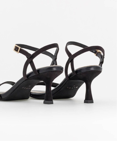 RANDA（ランダ）の「アシンメトリーダブルベルトサンダル（サンダル・レディース・ブルー/ブラック/アイボリー/ゴールド・S/L/M/LL）」の11枚目の写真