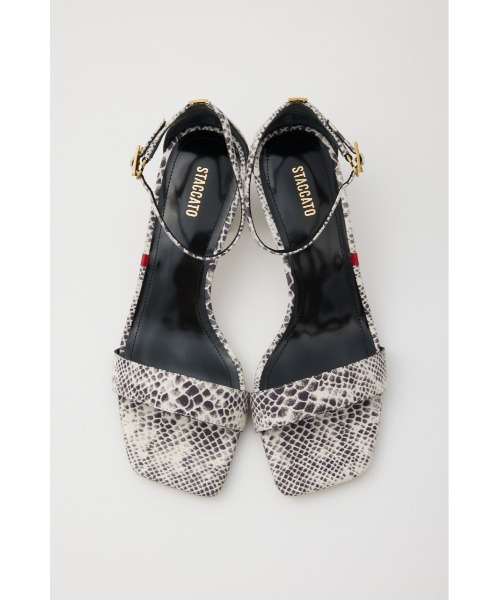 STACCATO(スタッカート)の「モタルドローヒールサンダル(サンダル・レディース・ホワイト・24.5cm/24cm/23.5cm/23cm/22.5cm)」の3枚目の写真
