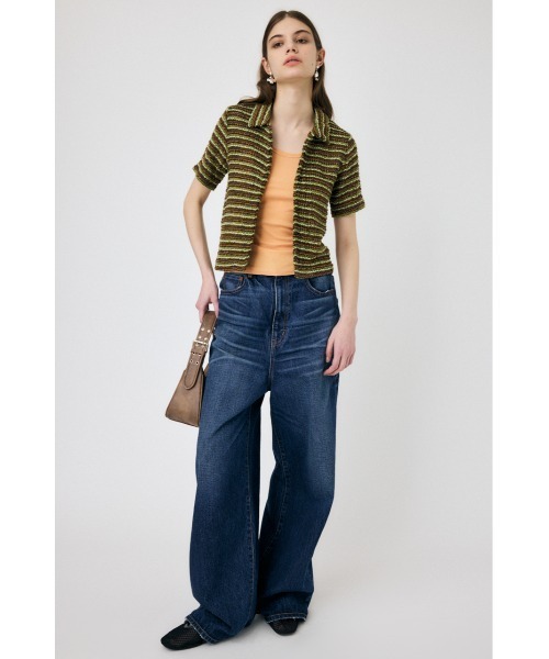 MOUSSY(マウジー)の「MIX COLOR CROCHET シャツ(シャツ/ブラウス・レディース・オレンジ/グリーン/ブルー・FREE)」の19枚目の写真