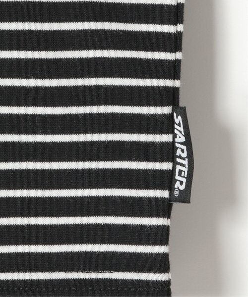 STARTER BLACK LABEL（スターターブラックレーベル）の「STARTER BLACK LABEL スターターブラックレーベル ボーダー刺繍Tシャツ（Tシャツ/カットソー・メンズ・杢グレー/その他1/ストライプ/チェック・LL/M/L）」の9枚目の写真