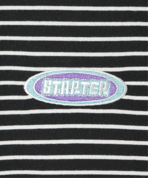 STARTER BLACK LABEL（スターターブラックレーベル）の「STARTER BLACK LABEL スターターブラックレーベル ボーダー刺繍Tシャツ（Tシャツ/カットソー・メンズ・杢グレー/その他1/ストライプ/チェック・LL/M/L）」の11枚目の写真