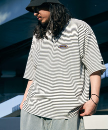 STARTER BLACK LABEL | STARTER BLACK LABEL スターターブラックレーベル ボーダー刺繍Tシャツ(Tシャツ/カットソー)