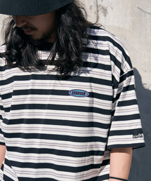 STARTER BLACK LABEL | STARTER BLACK LABEL スターターブラックレーベル ボーダー刺繍Tシャツ(Tシャツ/カットソー)