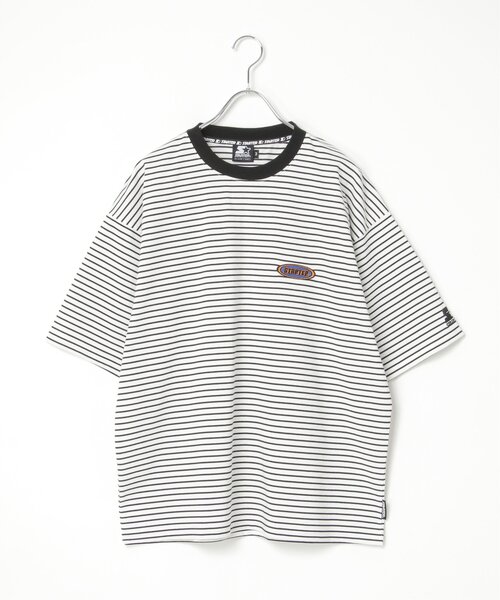 STARTER BLACK LABEL（スターターブラックレーベル）の「STARTER BLACK LABEL スターターブラックレーベル ボーダー刺繍Tシャツ（Tシャツ/カットソー・メンズ・杢グレー/その他1/ストライプ/チェック・LL/M/L）」の15枚目の写真