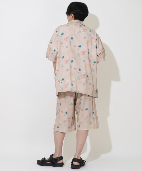 BABYDOLL(ベビードール)の「親子お揃い アロハ柄 ハーフパンツ 9543A (トップス別売り)(その他パンツ・レディース・ブラック/サンドベージュ・M/S/XL/L)」の8枚目の写真