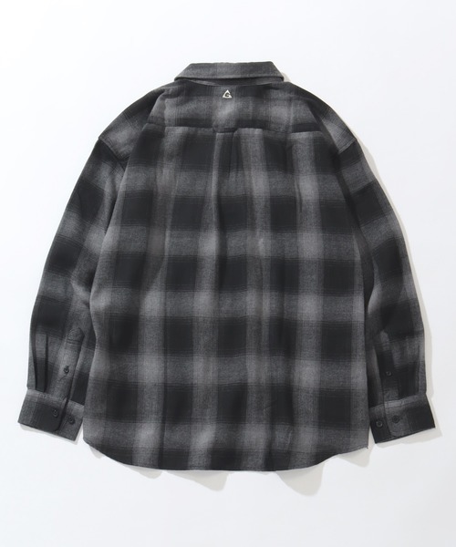 GERRY（ジェリー）の「【GERRY/ジェリー】ワンポイントロゴ ロングスリーブ チェックネルシャツ（シャツ/ブラウス・メンズ・ブラウン/ホワイト/ブラック/マルチ/サックスブルー/ブルー/ダークグリーン/ベージュ・LL/L/M）」の16枚目の写真