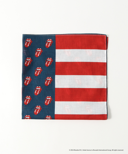 JOURNAL STANDARD relume(ジャーナルスタンダード レリューム)の「THE ROLLING STONES / ローリングストーンズ Bandana(バンダナ/スカーフ・メンズ・レッド・FREE)」の1枚目の写真