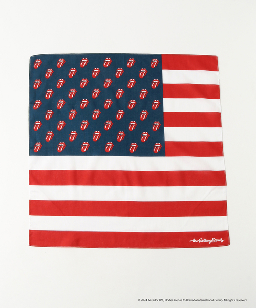 JOURNAL STANDARD relume(ジャーナルスタンダード レリューム)の「THE ROLLING STONES / ローリングストーンズ Bandana(バンダナ/スカーフ・メンズ・レッド・FREE)」の5枚目の写真