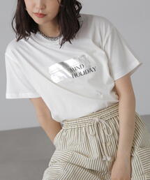 FREE'S MART | 箔プリントTシャツ(Tシャツ/カットソー)