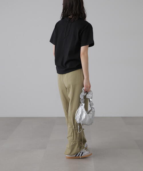 FREE'S MART（フリーズマート）の「箔プリントＴシャツ（Tシャツ/カットソー・レディース・ホワイト/ブラック/ホワイト系その他・FREE）」の10枚目の写真