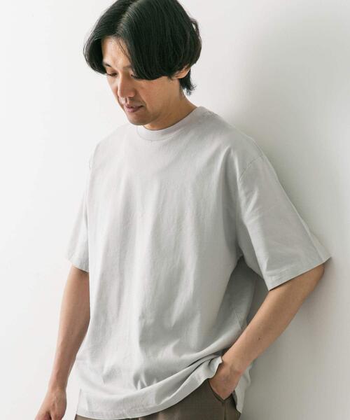 URBAN RESEARCH DOORS（アーバンリサーチドアーズ）の「ストレッチリネンTシャツ（Tシャツ/カットソー・メンズ・モカ/ミント/グレー系その他/ブラック・MEDIUM/LARGE/X-LARGE）」の13枚目の写真