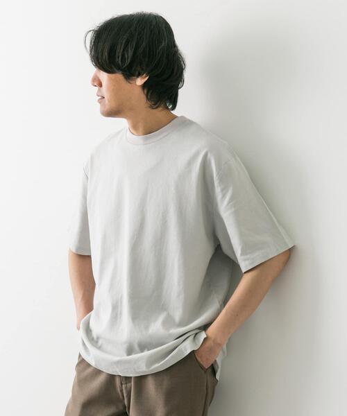 URBAN RESEARCH DOORS（アーバンリサーチドアーズ）の「ストレッチリネンTシャツ（Tシャツ/カットソー・メンズ・モカ/ミント/グレー系その他/ブラック・MEDIUM/LARGE/X-LARGE）」の16枚目の写真